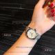 Perfect Replica Longines Black Steel Case Gray Leather Strap 30mm Women's Watch (8)_th.jpg